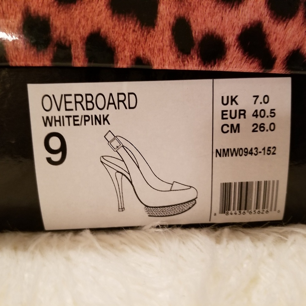 NAUGHTY MONKEY OVERBOARD PLATFORM SANDAL HEELS - Picture 8 of 8